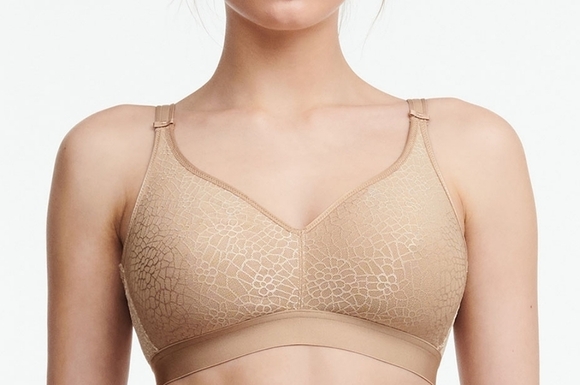 Chantelle C Magnifique Full Bust Wirefree Bra - Nude Sand Size 40DD - Picture 1 of 8